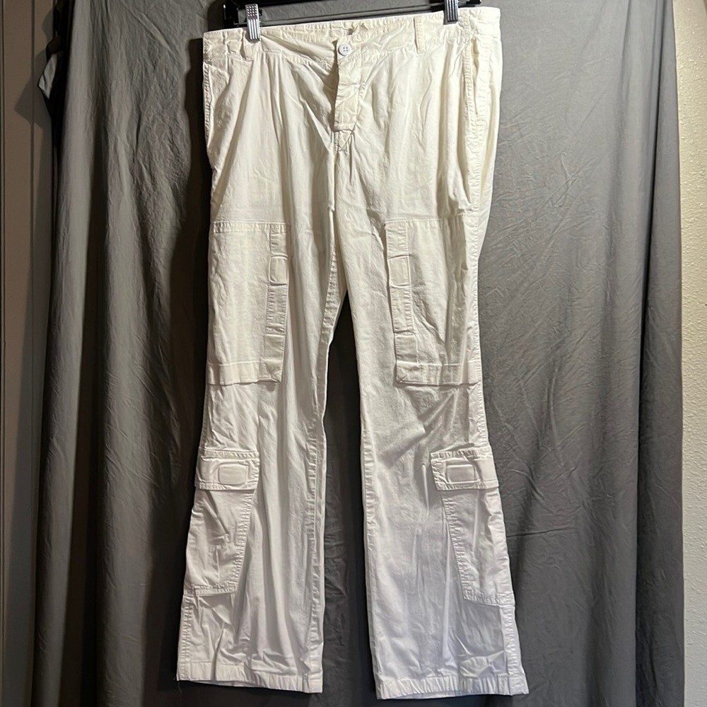 Dessous Dessus white cargo pants